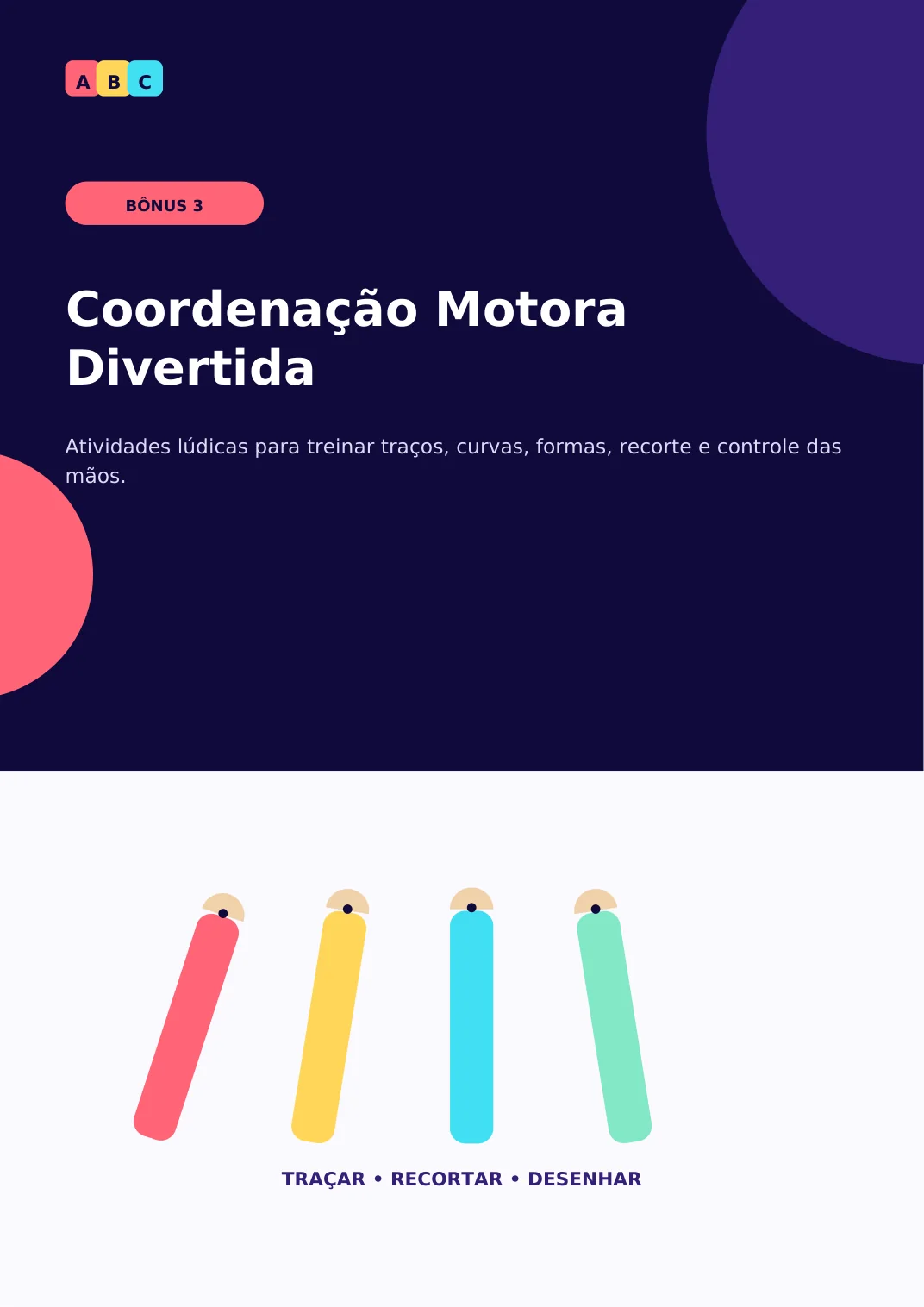 Capa do bônus Coordenação Motora Divertida