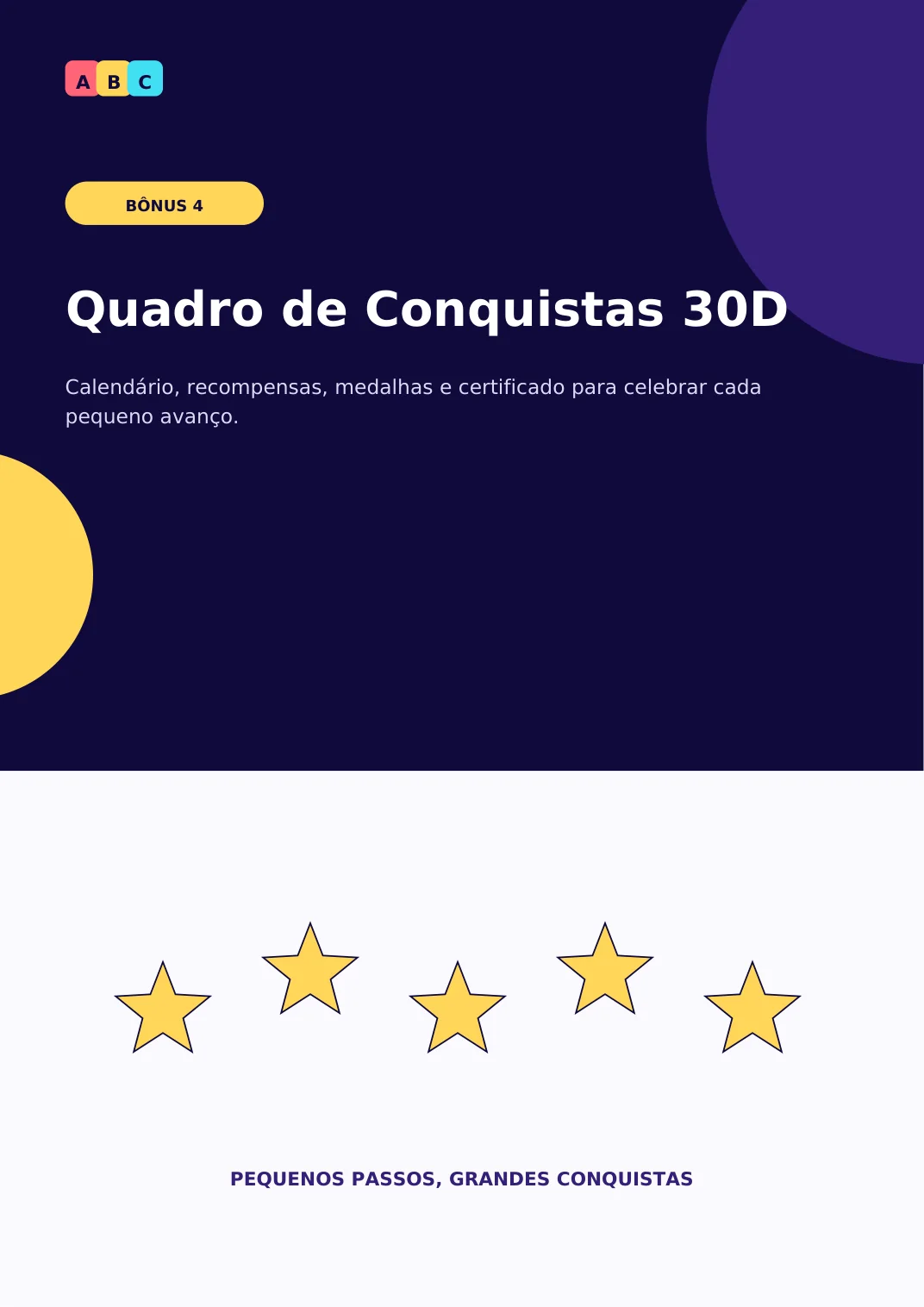 Capa do bônus Quadro de Conquistas 30D